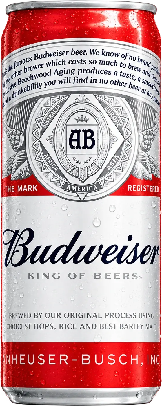 Budweiser, Sleek can 330ml · Case of 24