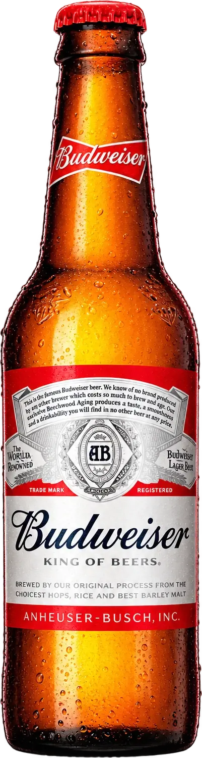 Budweiser, Aluminum bottle 355ml · Case of 24