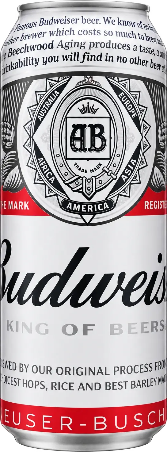 Budweiser, Can 500ml · Case of 12
