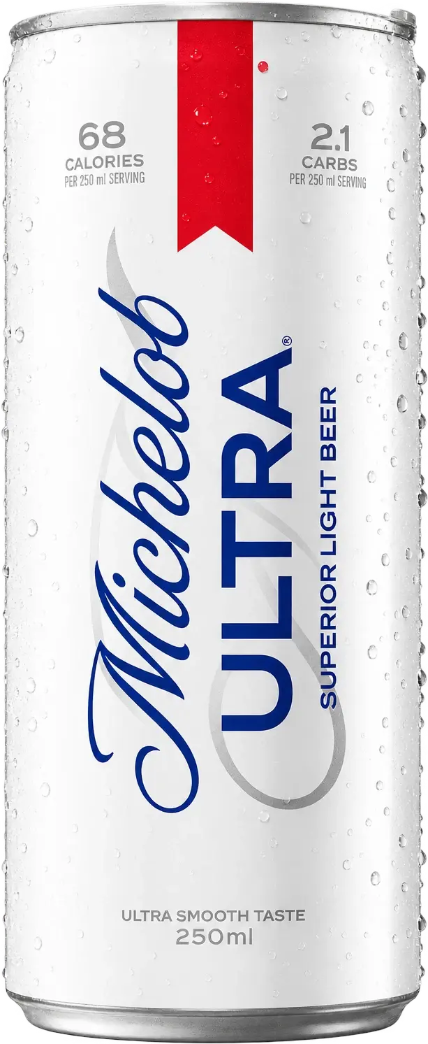 Michelob Ultra, Sleek can 250ml · Case of 24